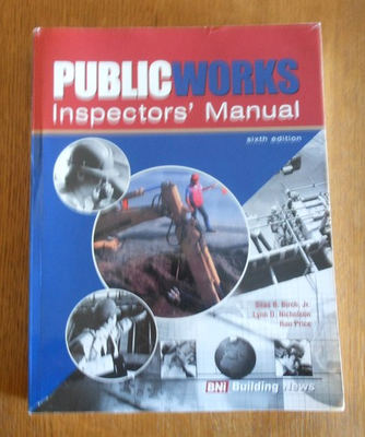 #ad Public Works Inspector#x27;s Manual paperback Birch Silas B. Jr. Price Ron ... $11.06
