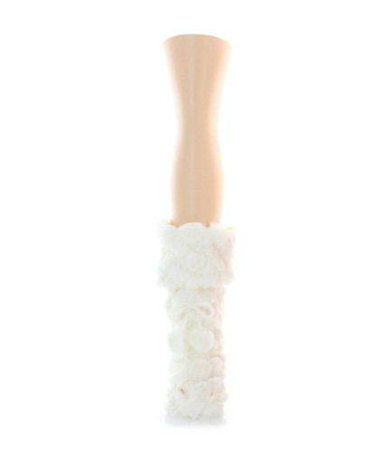 Fuzzy Wuzzy Diamond Knit PomPom Slippers
