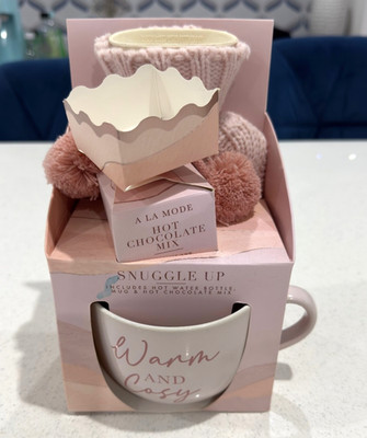 A La Mode Wärmflasche, Becher & heiße Schokolade Geschenkset