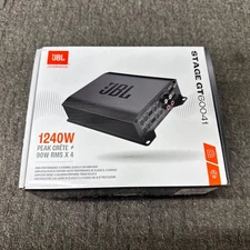 JBL Stage GT 60041 4 Channel Car Amplifier 65w X 4 Amp Brand New Gt60041