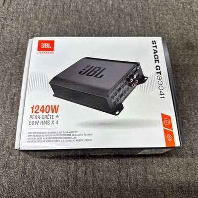 JBL Stage GT 60041 4 Channel Car Amplifier 65w X 4 Amp Brand New Gt60041