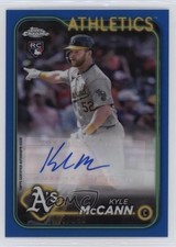2024 Topps Chrome Update Blue Refractor 23/150 Kyle McCann #AC-KMC Auto 11ng