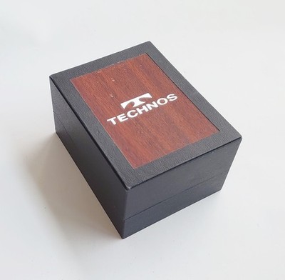 TECHNOS VINTAGE UHREN BOX UHRENSCHATULLE WATCH BOX #3