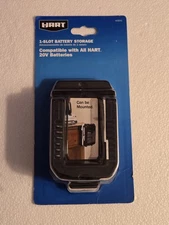 HART 1-SLOT MOUNTABLE BATTERY STORAGE ( NEW ) COMPATIBLE W/ 20 VOLT