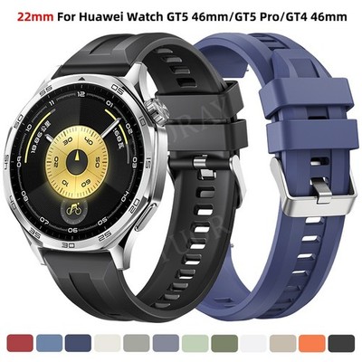 Sports Silikon Armband Für Huawei Watch GT 6 GT 5 GT 4 GT 3 GT 2 2E 46mm Active