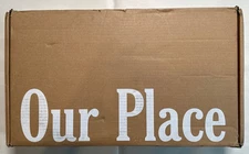 OUR PLACE~Always Pan 2.6QT w/lid & Steamer Basket And Spatula ~ Grey (Gris)