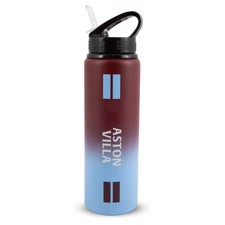 Aston Villa FC Bottle Official Aluminium Drinks Water Gift