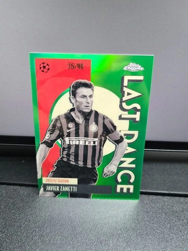 2025-26 Topps Chrome UEFA soccer  last dance green /99-Javier Zanetti