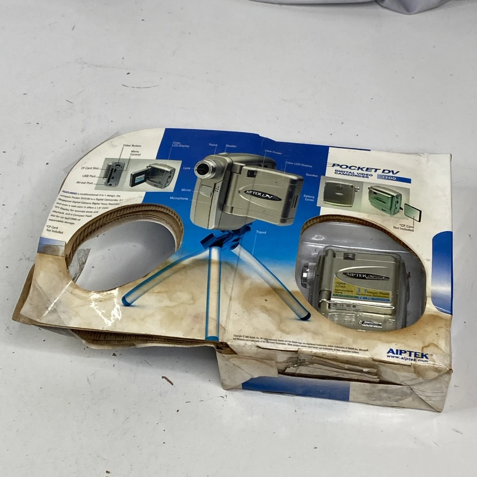 NEW Aiptek Pocket DV 3100+ 3.1 MP Digital Video Zoom Camera IN BOX - Image 3 of 4