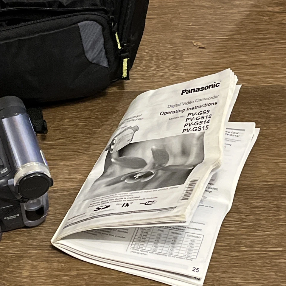 Panasonic Palmcorder PV-GS12 Mini DV Camcorder - Image 2 of 4