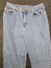 Vintage Calvin Klein Jeans Womens 14 Light Wash High Rise Tapered Denim 90s