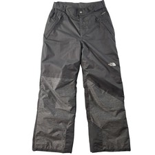 The North Face Pants Boys 10-12 Gray Snow Pants DryVent Adjustable Waist 26x26