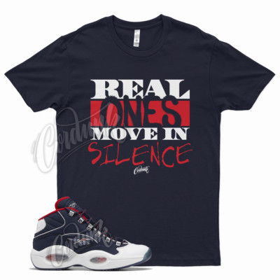 Navy R1 T Shirt for Question Mid Ftwr White Vector Red Blue 