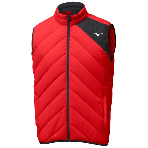 Mizuno Mens Breath Thermo Move Down Gilet Full Zip Golf Vest Padded Top - Picture 3 of 8