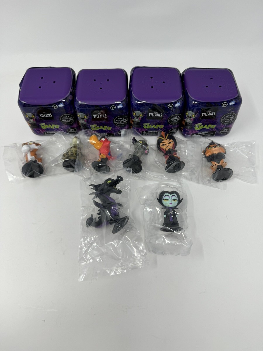 キャットフード Villains NEW Complete Set of 8 Walt Disney Villains Chibi Snapz by