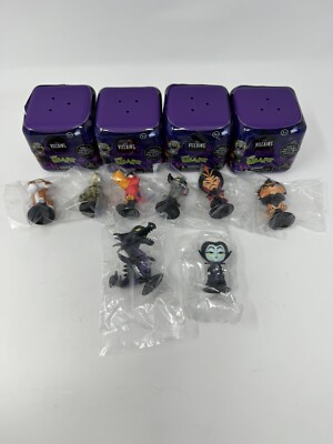 NEW Complete Set of 8 Walt Disney Villains Chibi Snapz by