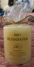 Vtg. Latta's Rejuvenation Aromatherapy Orange Zest Handcrafted Wax Candle