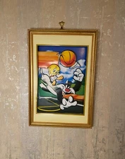 Looney Tunes 3d Framed Wall Art Walt Disney 21" x 14"