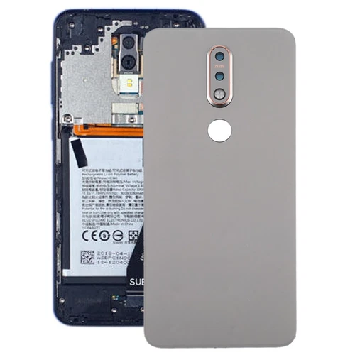 Neu Akkudeckel Backcover für Nokia 7.1 (Silber) Handy Backcover - Bild 2 von 6