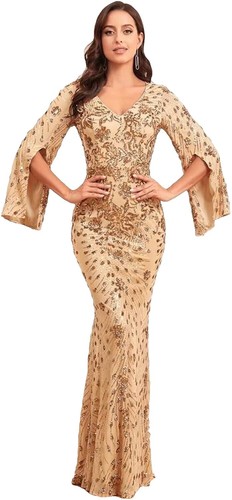 Gold Foil Grandmother Of The Bride - Wedding Party Women's Dress | eBay