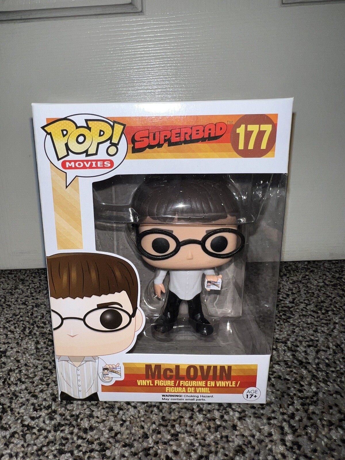 Funko Pop! Películas: Figura De Vinilo Superbad, Mclovin #177 - Abovedada, Nueva En Caja