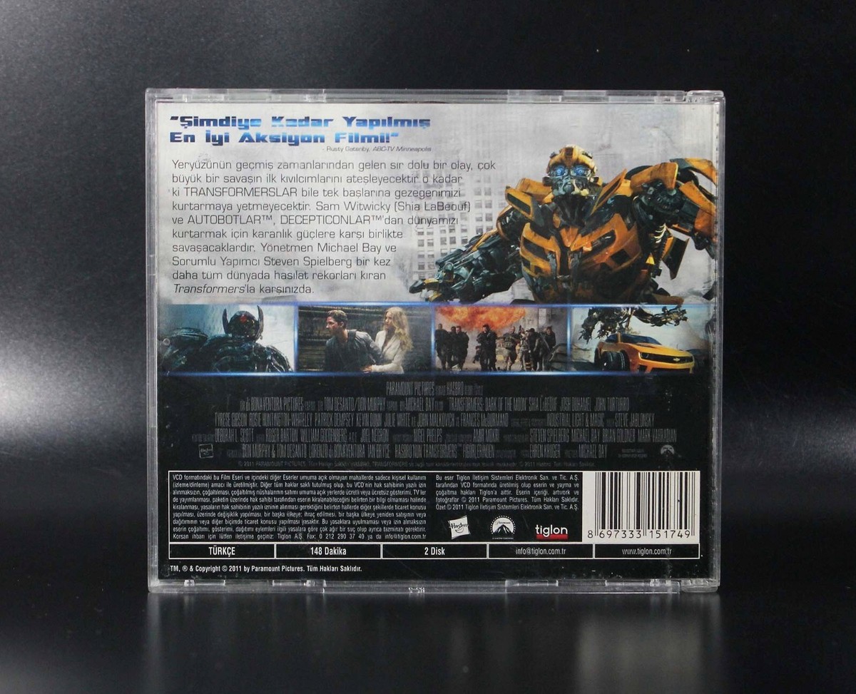 VCD Transformers Dark of the Moon 2011 Turkish DUB Video CD | eBay