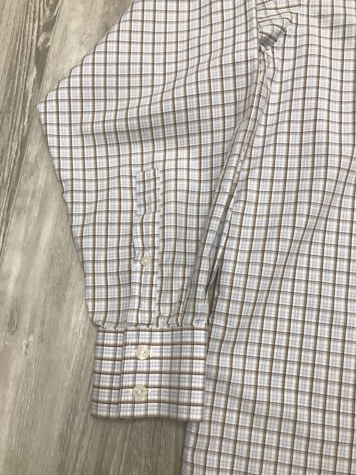 Camicia vintage Yves Saint Laurent abito a scacchi manica lunga anni '90 taglia large L