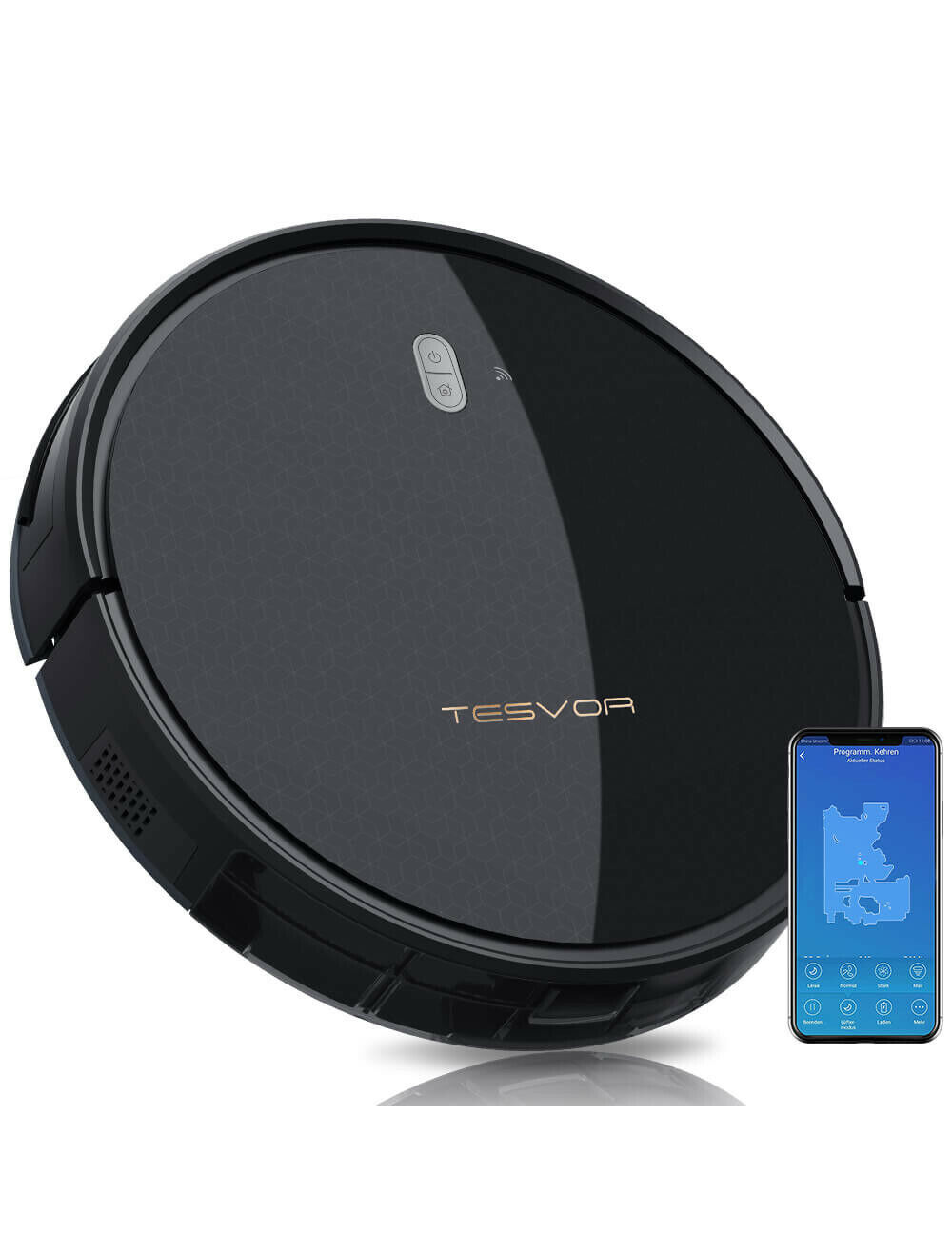 Tesvor M1 Robot Vacuum Cleaner 4000Pa Alexa Voice Smart Robotic 5200mAh Battery