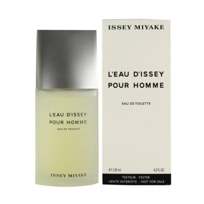 L'EAU D'ISSEY HOMME 4.2 EAU DE TOILETTE SPRAY NEW MENS COLOGNE MIYAKE TESTER
