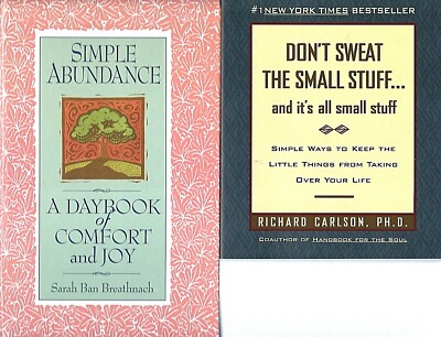 2 Books for a Happier Life: Simple Abundance & Don't Sweat the Small Stuff