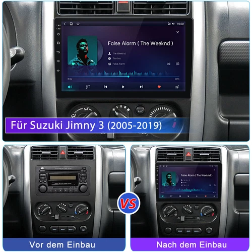 Radio de coche para Suzuki Jimny SN 2005-2019 32G Android13 CarPlay GPS Navi 4 núcleos - Imagen 2 de 13