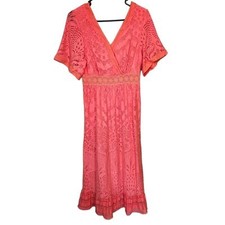 Anthropologie Farm Rio Devore Maxi Dress sz XSmall Petite