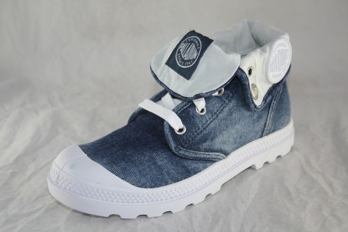 WOMEN S PALLADIUM BAGGY LOW LP DENIM 95323 423 M INDIGO WHITE LIGHT 