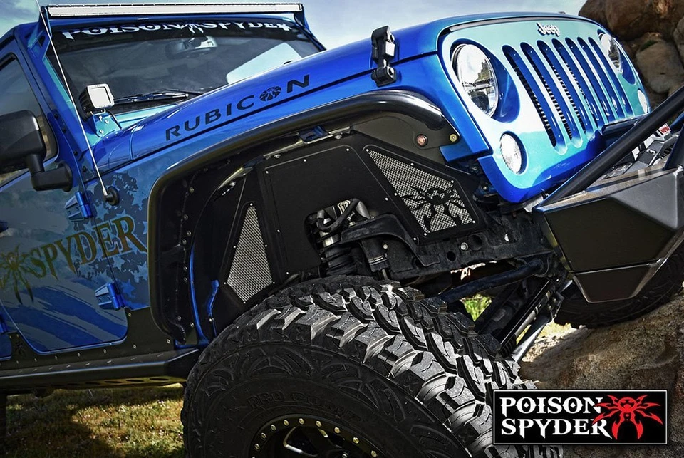 Poison Spyder Front Inner Fender Kit for Coil Overs - 2007-2018 Jeep Wrangler JK Foto 3 de 4