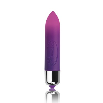 RO 80mm Color Me Orgasmic Bullet Vibrator Multi Setting Vibe Sex Toy Purple