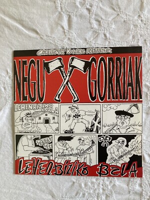 Negu Gorriak   Lehenbiziko Bala single 7'' Mint/Mint + insert tour