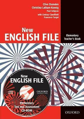 Oxford NEW ENGLISH FILE Elementary Teacher's Book with CD-ROM @New ...
