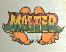 Original Vintage Master Iron On Transfer DAYGLO