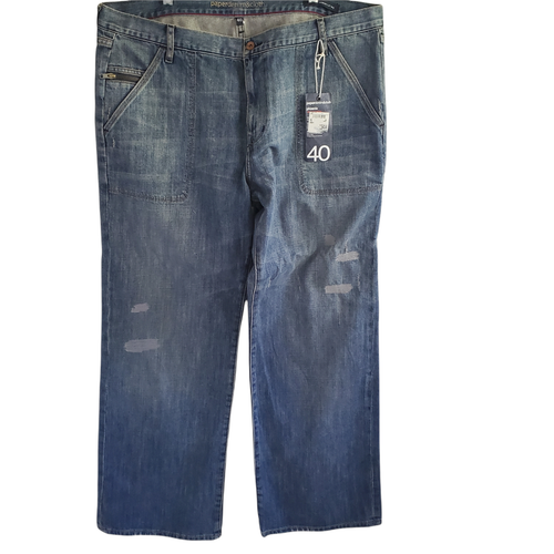 PD\u0026C Jeans Mens 40 Blue Distressed 