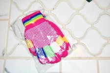 Boys Girls Magic Stretch Knit Gloves w/ No Slip Grippers Great Multi Colors pink