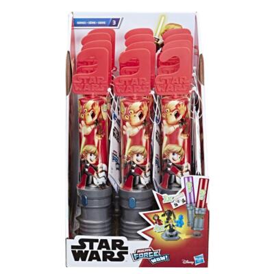 Star Wars Micro Force Wow! 4er-Set mit Minisammelfiguren für Kids mit 2 Charakte