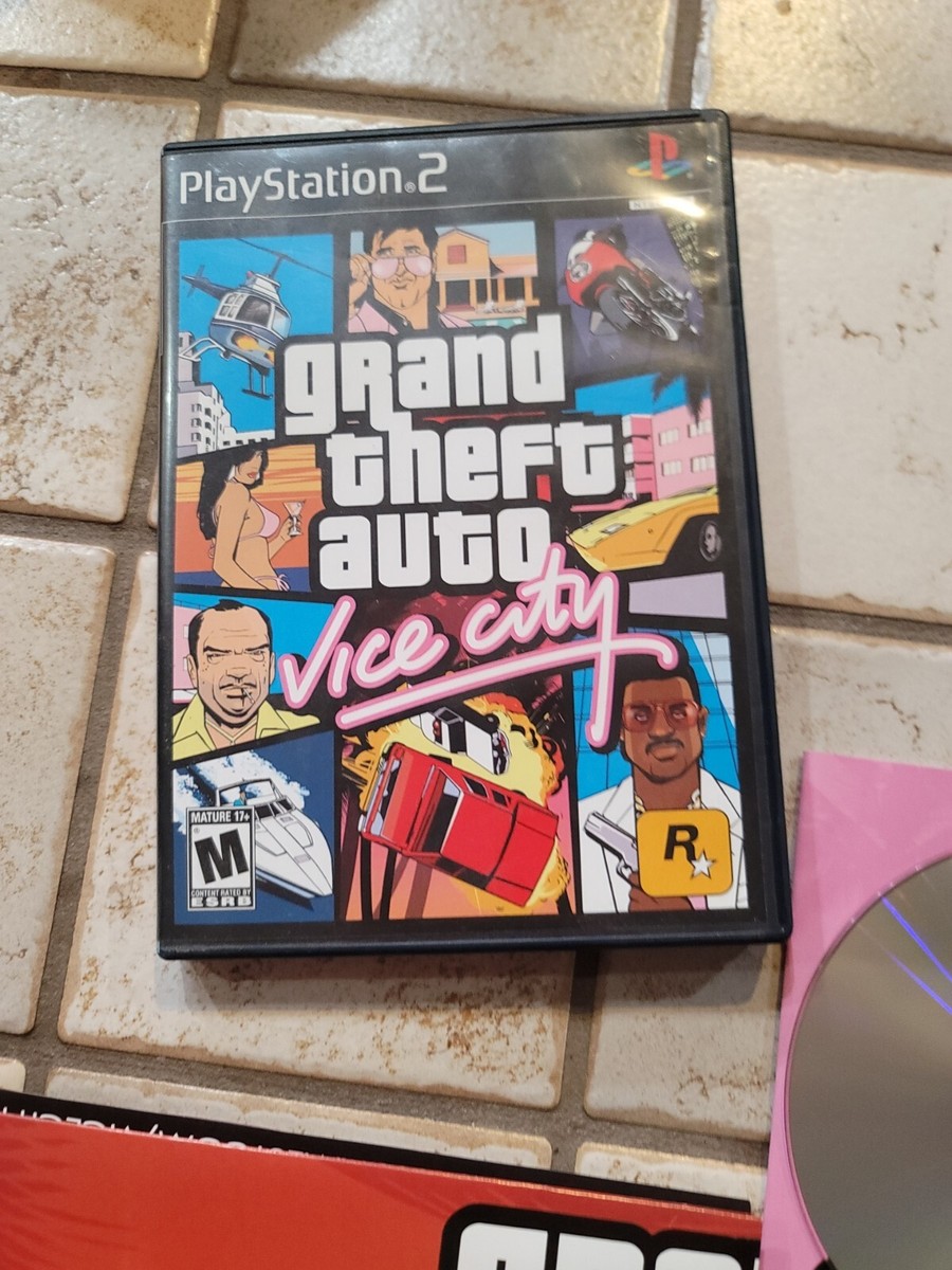 Lot GTA Vice City Xbox & PS2 - NEUF SCELLÉ - WATA 9,8 A+ (version US)