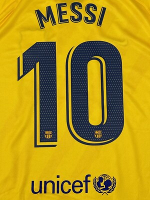 2019/20 Barcelona Fourth Jersey #10 Messi XL Nike Senyera El