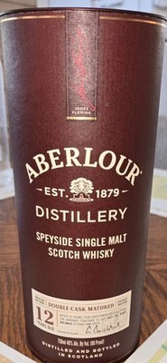 Aberlour Highland Single Malt Scotch Whisky, 12 Years Finest Matured, EMPTY Box 