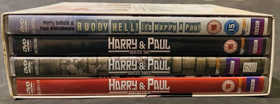 HARRY & PAUL : COMPLETE COLLECTION DVD SERIES 1 2 3 4 (4 DISCS BOXSET) RARE OOP - Image 4 of 4