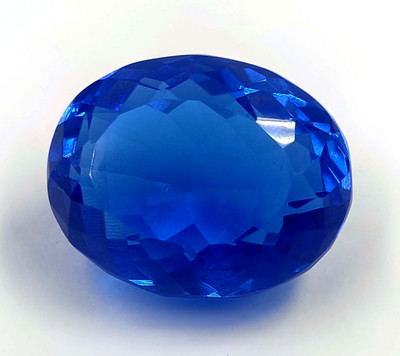Awesome Quality Natural Blue Sapphire 86.40 Ct Oval Shape IGL Gemstone 6MHH