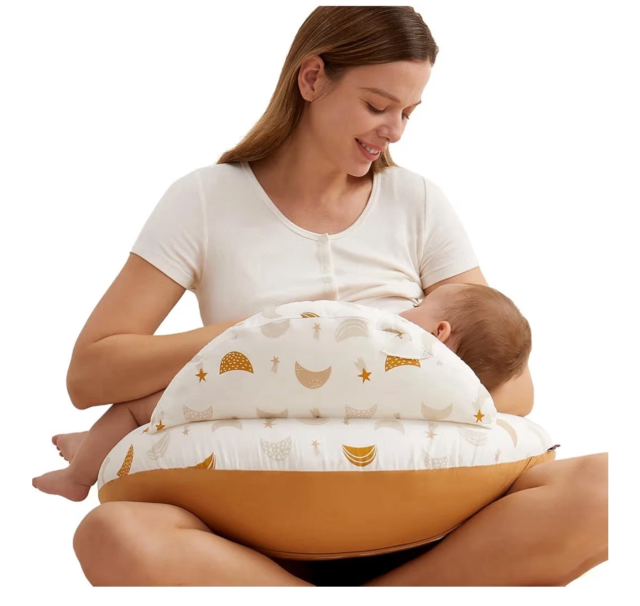 Momcozy Nursing Pillow Ergonomic Support & Original Security Fence, Starry Sky
Opens in a new window