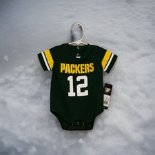 #12 Green Bay Packers Aaron Rodger’s Baby One Piece NFL 3/6 Months New
