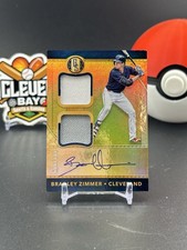 Bradley Zimmer 2017 Panini Chronicles Gold Standard Patch /199 Rookie Auto (SP)