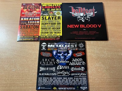3 x V/A Promo CD Hellfest / Metalfest Austrian Metal Alliance Vol. I  &  III